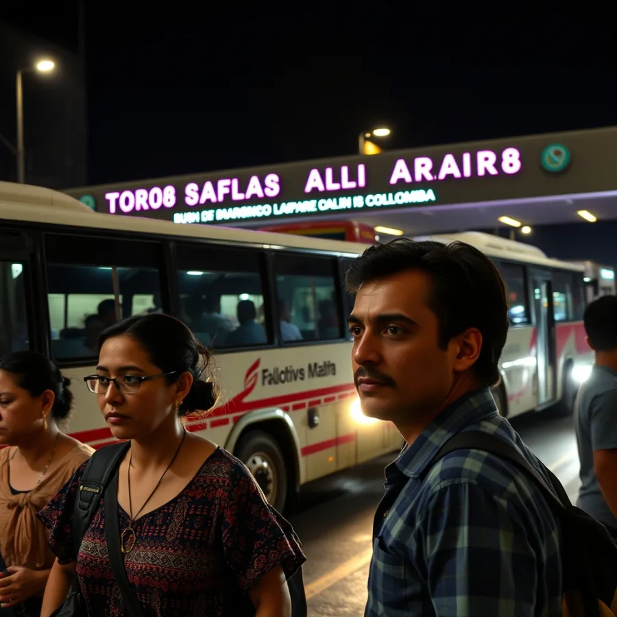 Bogotá cambia rutas nocturnas de buses intermunicipales desde Salitre