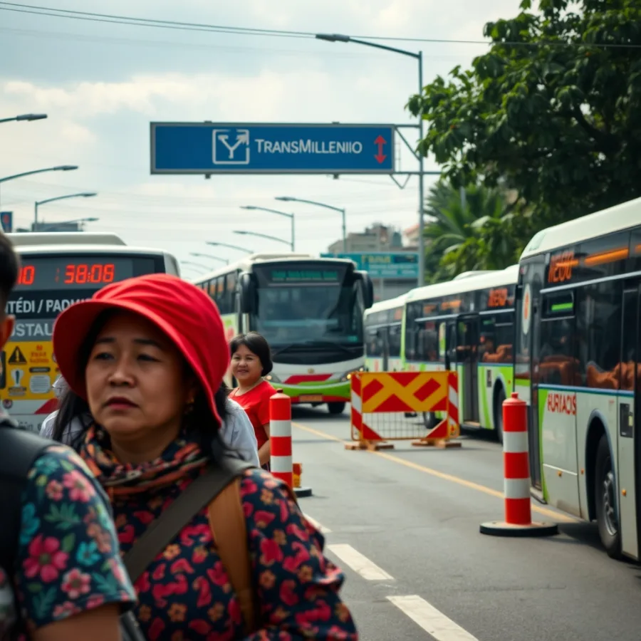 Bogotá: Vías y Rutas de TransMilenio para este Miércoles