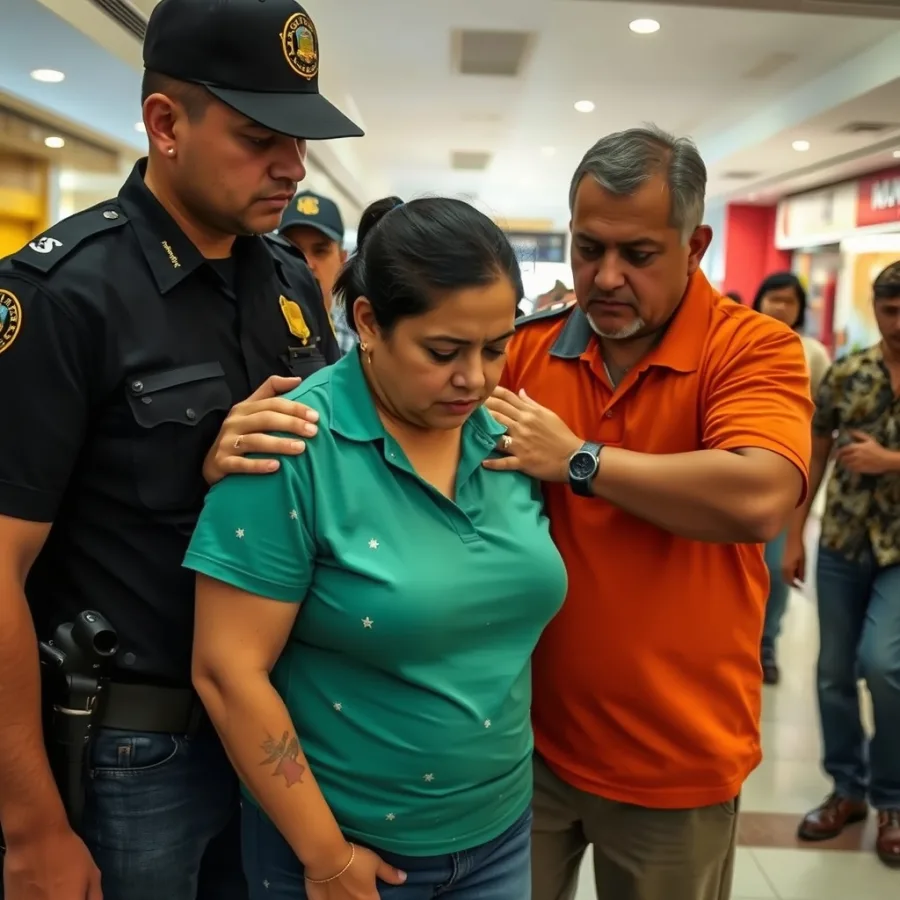Golpiza en un centro comercial: mujer denuncia a su suegro y cuñado