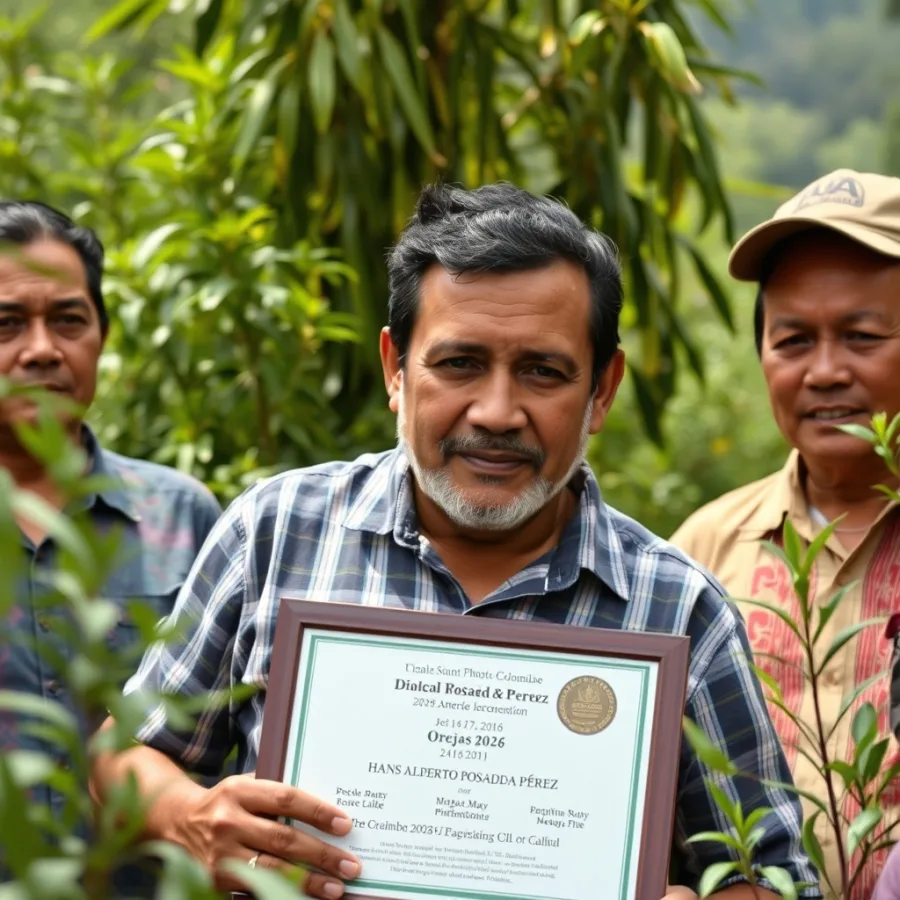 Hans Alberto Posada Pérez, un defensor de la naturaleza en Caldas