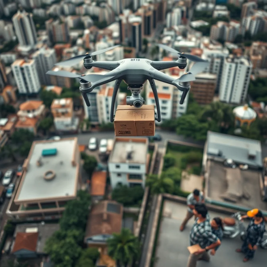 Medellín se convierte en laboratorio para pruebas de drones de entrega