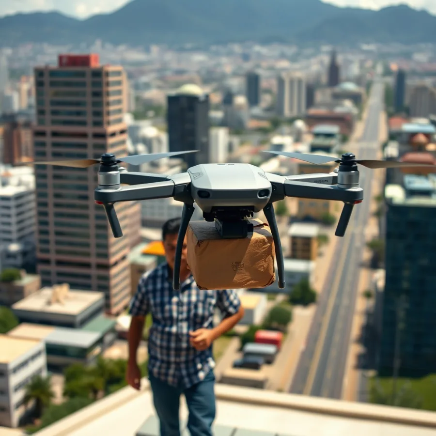 Medellín se convierte en pionera en transporte de carga urbana con drones