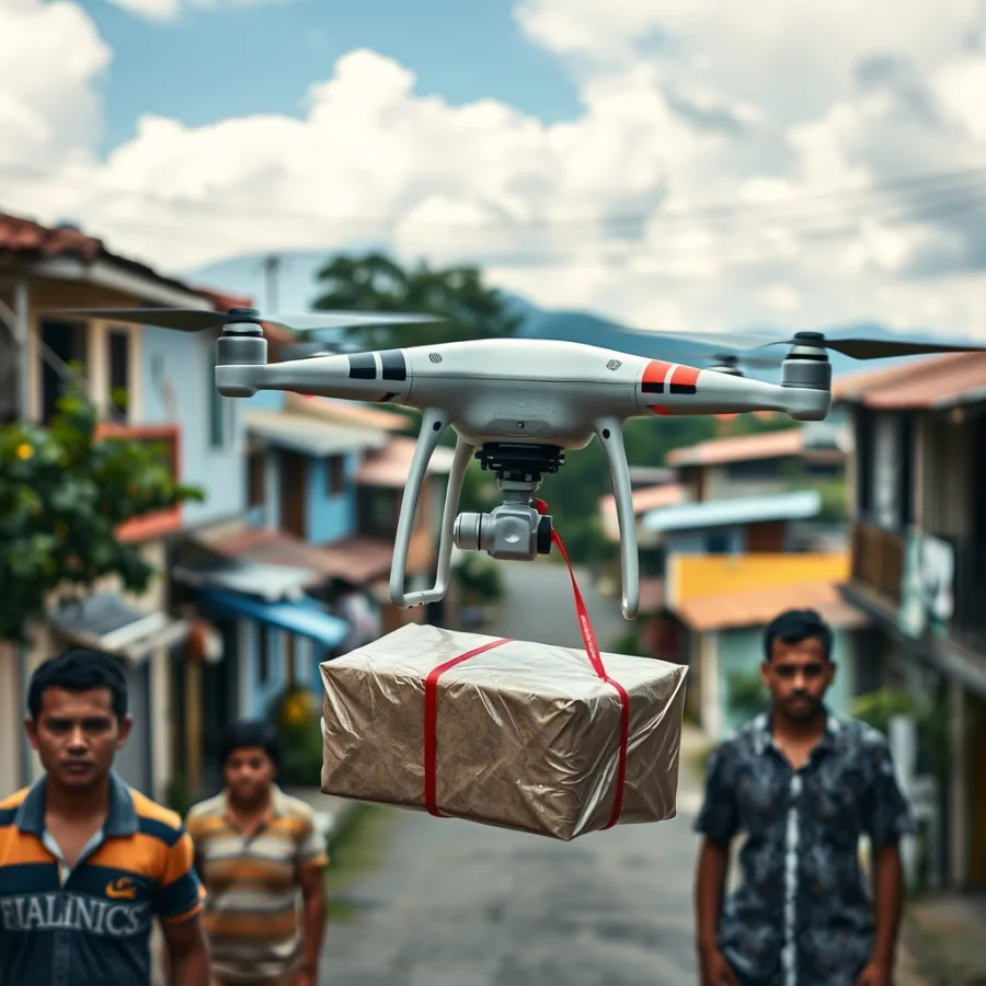 Medellín vuela alto con drones de paquetería