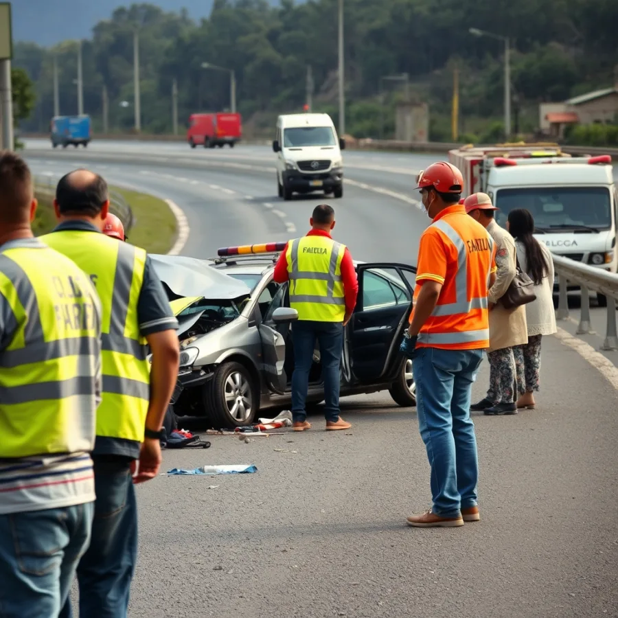 Muerte en la Autopista: Siniestro vial deja una víctima mortal después del paso del Sango