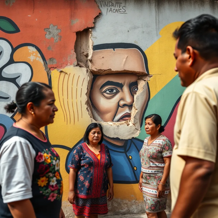 Mural de Armenia sufre atentado vandálico en el norte de la ciudad