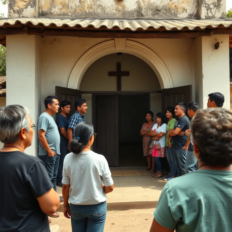 Robos en las iglesias de Andes: La comunidad se siente golpeada