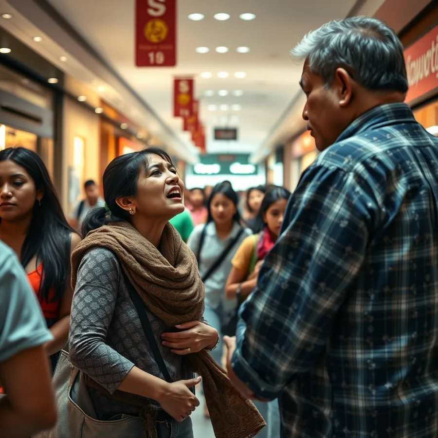 Suegro amenaza a su yerno en un centro comercial de Cali