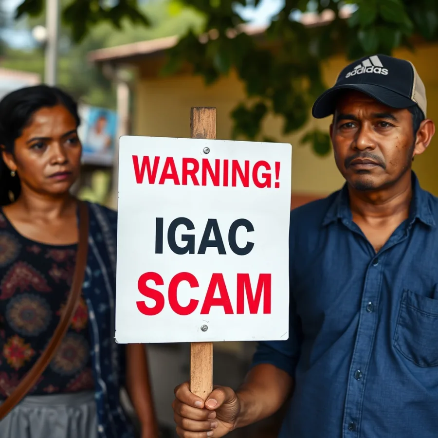 Alcaldía de Victoria enciende alertas ante red de estafas a campesinos con cobros falsos a nombre del IGAC